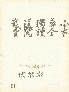 武道独尊小说免费阅读全本