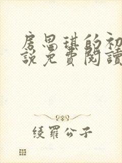 房思琪的初恋小说免费阅读无删减