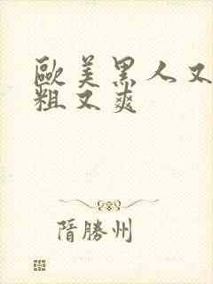 欧美黑人又长又粗又爽封面