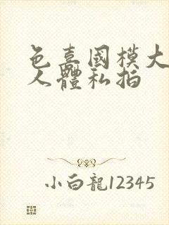 色喜国模大尺度人体私拍封面