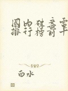 国内破案电视剧排行榜前十名