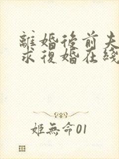 离婚后前夫哭着求复婚在线阅读小说