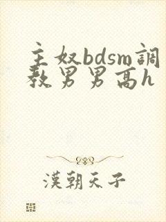 主奴bdsm调教男男高h