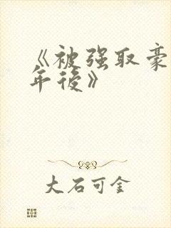 《被强取豪夺多年后》封面
