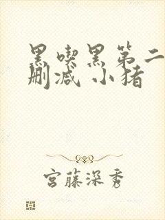 黑吃黑第二季未删减 小猪