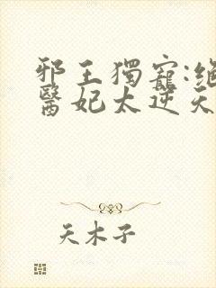 邪王独宠:绝色医妃太逆天/