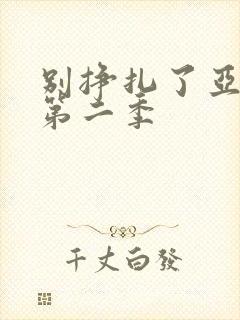 别挣扎了亚当君第二季封面