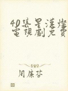 40集星汉灿烂电视剧免费看全集
