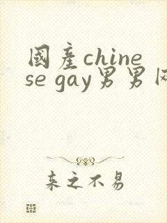 国产chinese gay男男网站