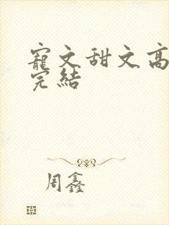 宠文甜文高质量完结封面