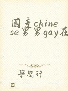 国产chinese男男gay在线