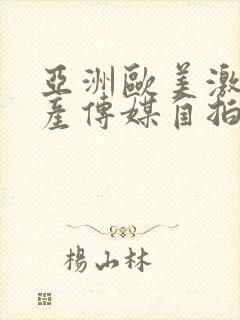 亚洲欧美激情国产传媒自拍日韩