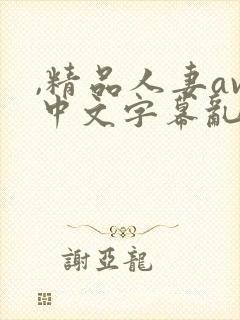 ,精品人妻av中文字幕乱码