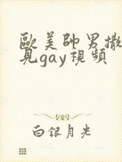 欧美帅男撒尿可见gay视频