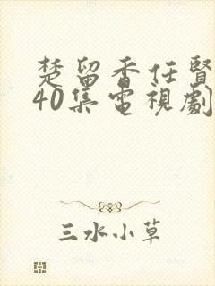 楚留香任贤齐版40集电视剧免费观看