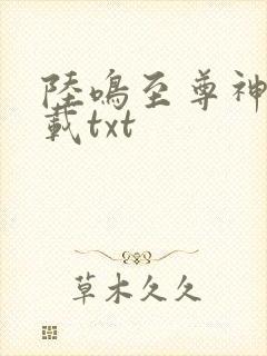 陆鸣至尊神殿下载txt