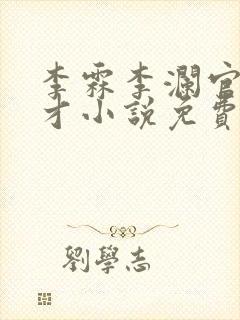 李霖李澜官场奇才小说免费阅读