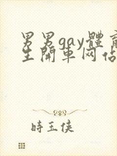 男男gay体育生开车网站封面