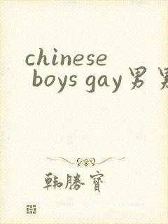 chinese boys gay男男搞基视频网站封面