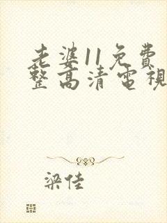老婆11免费完整高清电视剧在线看