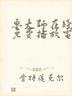 鲁大师在线播放免费播放电视剧大全