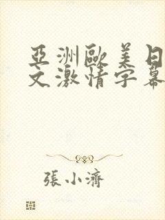 亚洲欧美日韩中文激情字幕