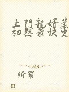 上门龙婿叶辰萧初然最快更新