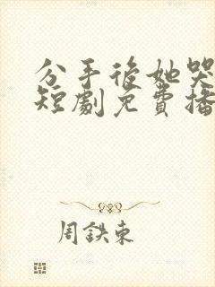分手后她哭惨了短剧免费播放视频