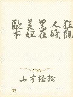 欧美黑人狂躁日本妞在线观看