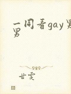 一同看gay男男