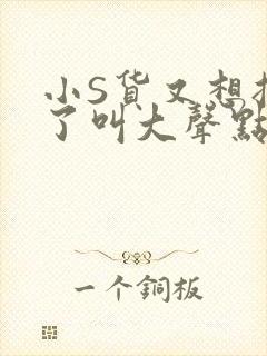 小S货又想挨C了叫大声点小