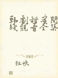 韩剧甜蜜间谍在线观看全集高清