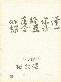 av在线你懂的综合亚洲一区封面