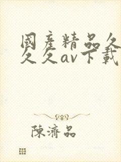 国产精品久久久久久av下载网址封面