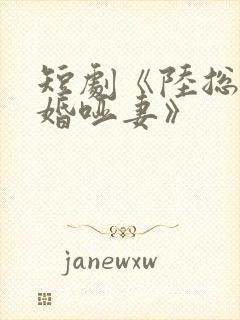 短剧《陆总的新婚哑妻》封面
