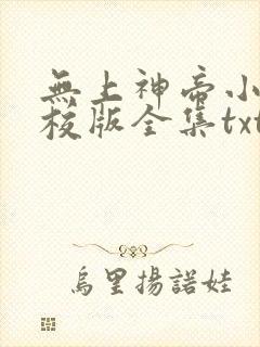 无上神帝小说精校版全集txt封面
