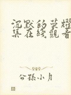 沉默的荣耀39集在线观看高清