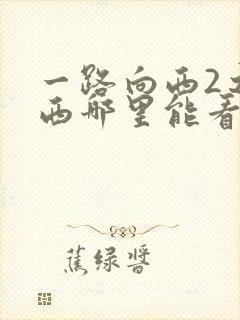 一路向西2之泰西哪里能看