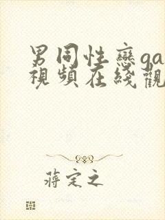 男同性恋gay视频在线观看