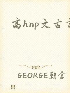 高hnp文古言