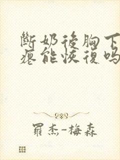断奶后胸下垂干瘪能恢复吗