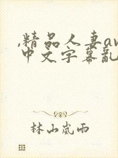 ,精品人妻av中文字幕乱码封面