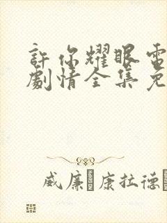 许你耀眼电视剧剧情全集免费观看