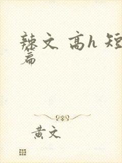 辣文 高h 短篇封面
