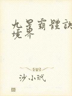九星霸体诀龙尘境界