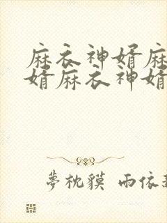 麻衣神婿麻衣神婿麻衣神婿麻衣神婿