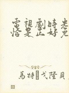 电视剧时光与他恰是正好免费观看