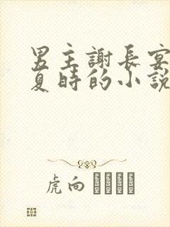 男主谢长宴女主夏时的小说