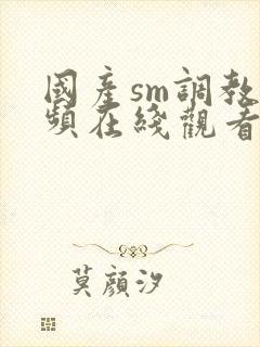 国产sm调教视频在线观看