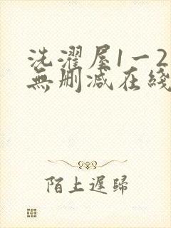 洗濯屋1一2集无删减在线观看